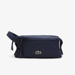 Lacoste Zippered Toiletry Marineblå | 2419-GVCOH