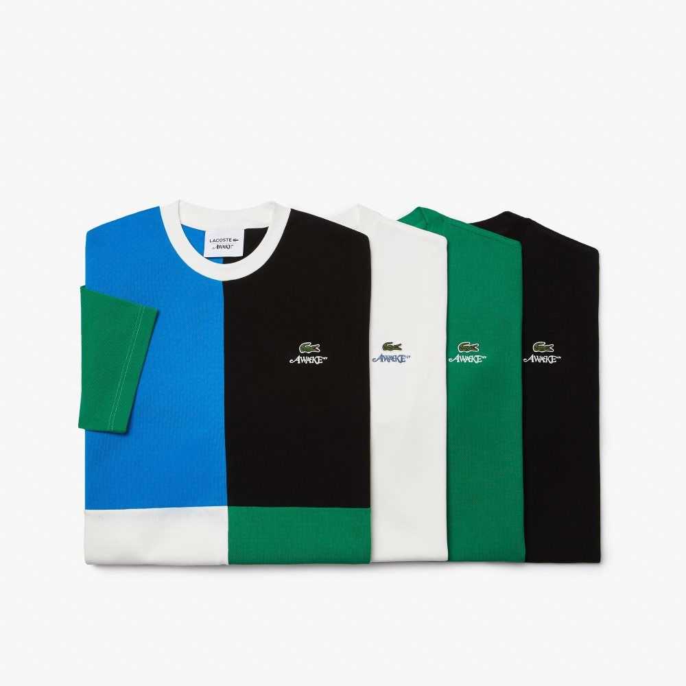 Lacoste AWAKE NY Logo Bomull Pique Grønn | 6459-HUMPQ