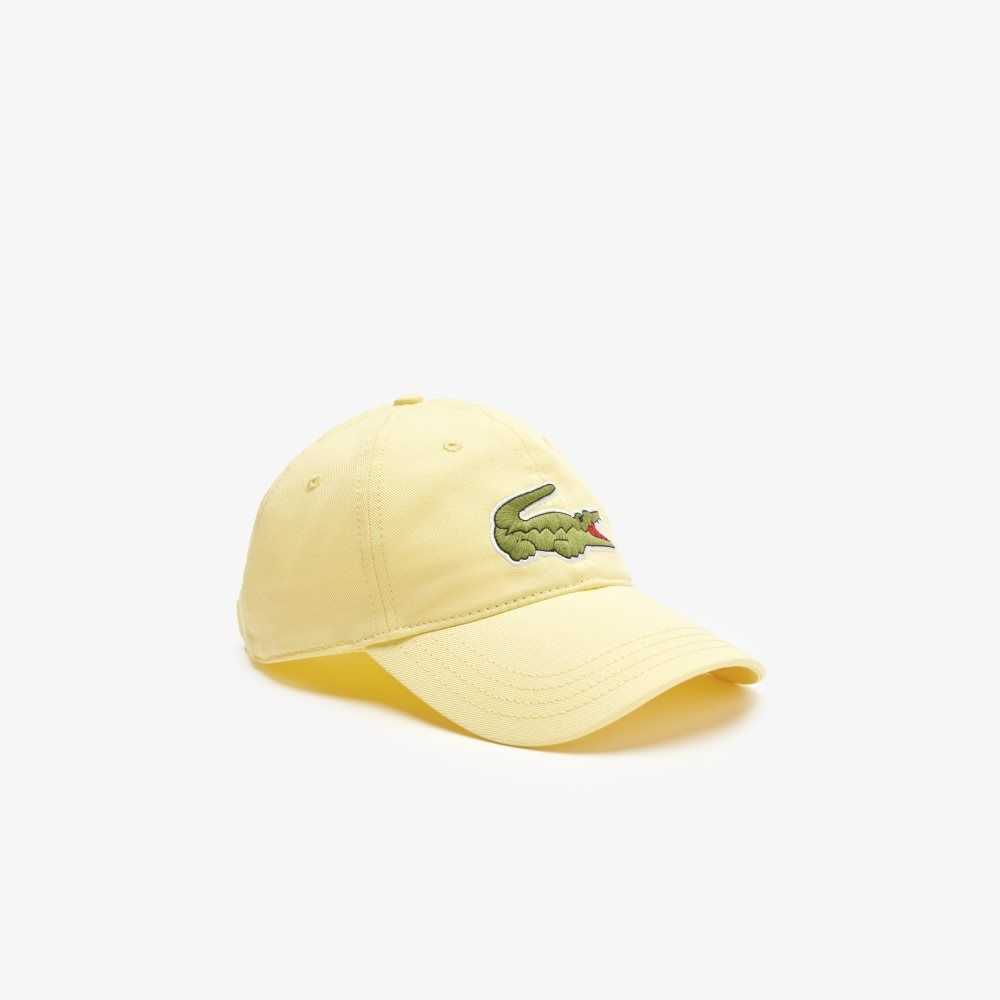 Lacoste Adjustable Organic Bomull Twill Gul | 2193-QFZLV