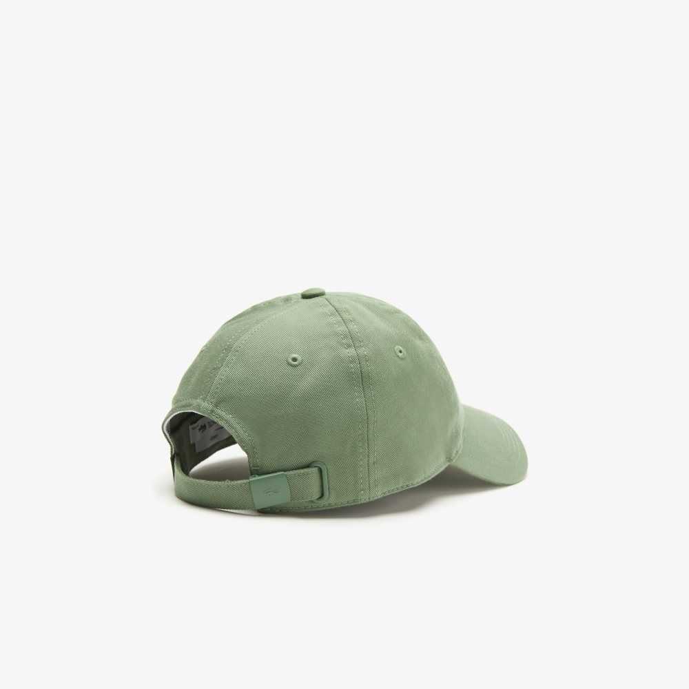 Lacoste Adjustable Organic Bomull Twill Khaki Grønn | 6189-NDQSM