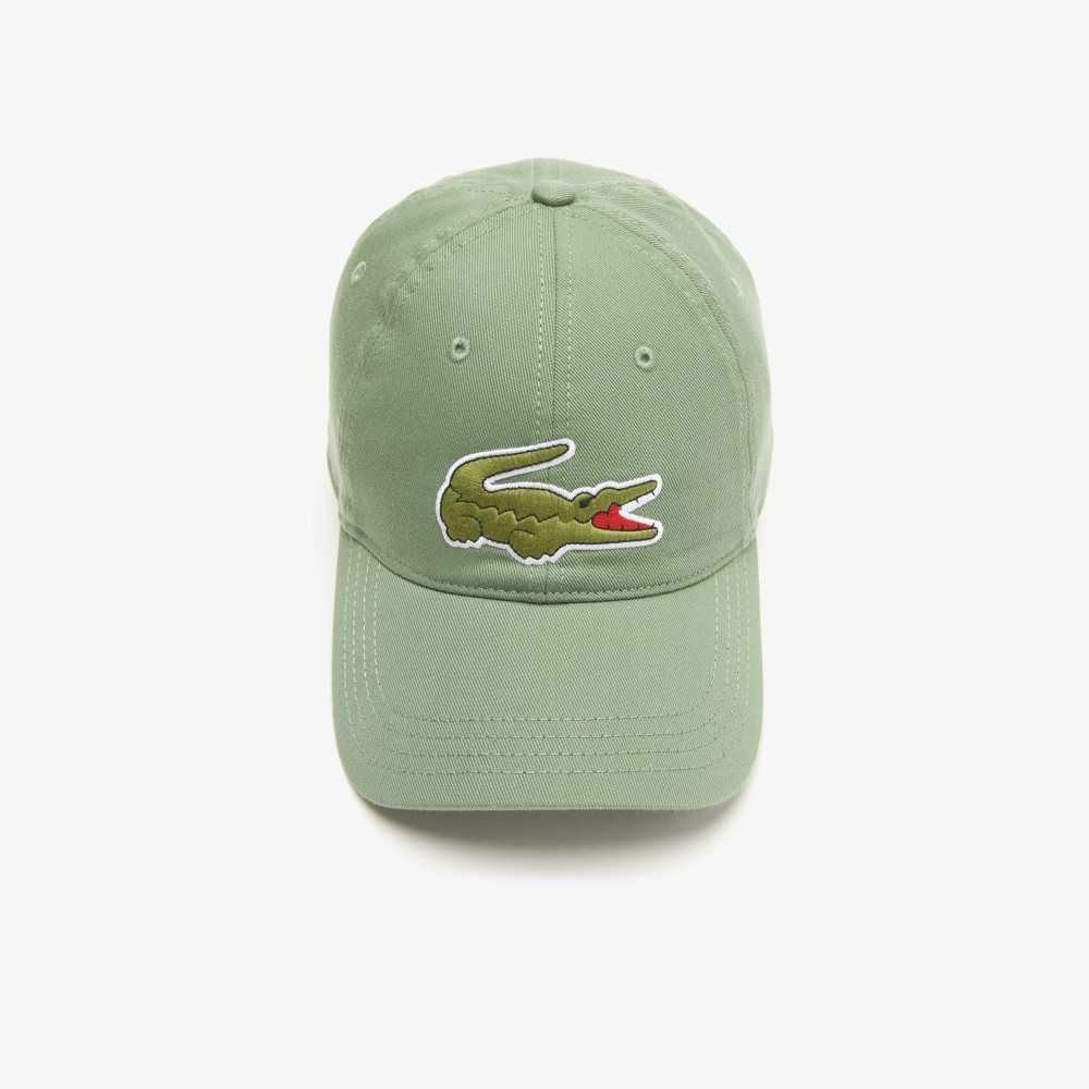 Lacoste Adjustable Organic Bomull Twill Khaki Grønn | 6189-NDQSM