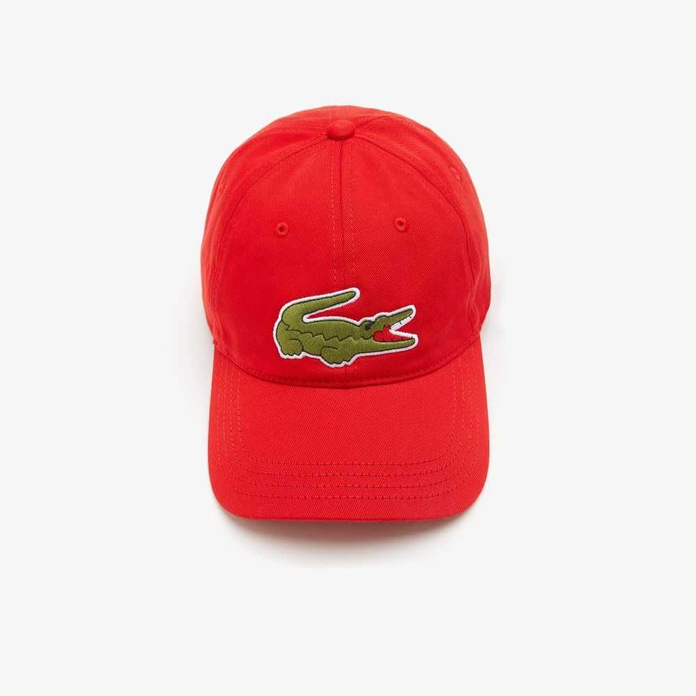 Lacoste Adjustable Organic Bomull Twill Rød | 6784-HITXZ