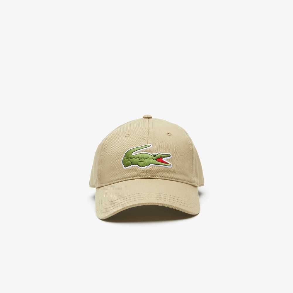 Lacoste Adjustable Organic Bomull Twill Beige | 8154-LQNGR