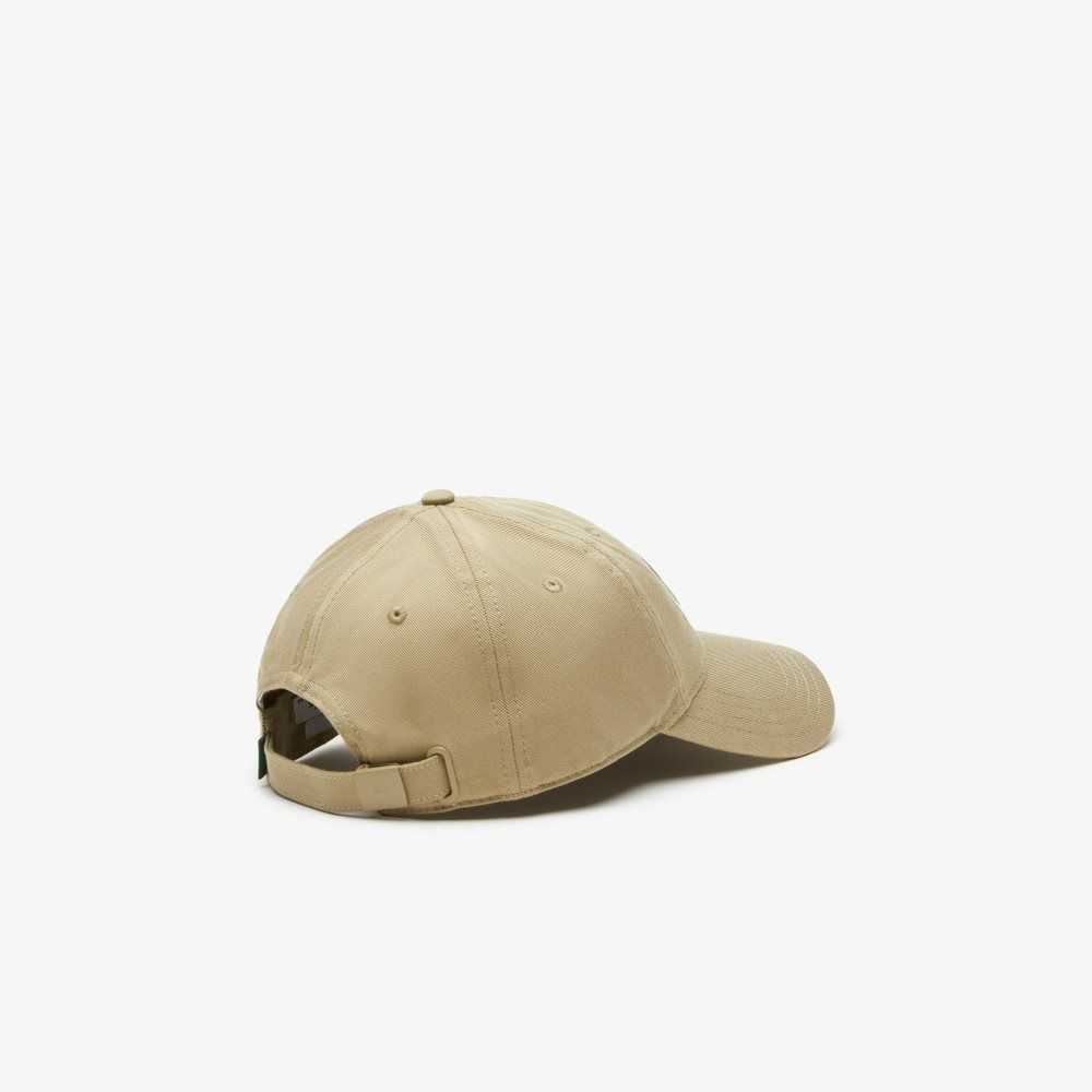 Lacoste Adjustable Organic Bomull Twill Beige | 8154-LQNGR