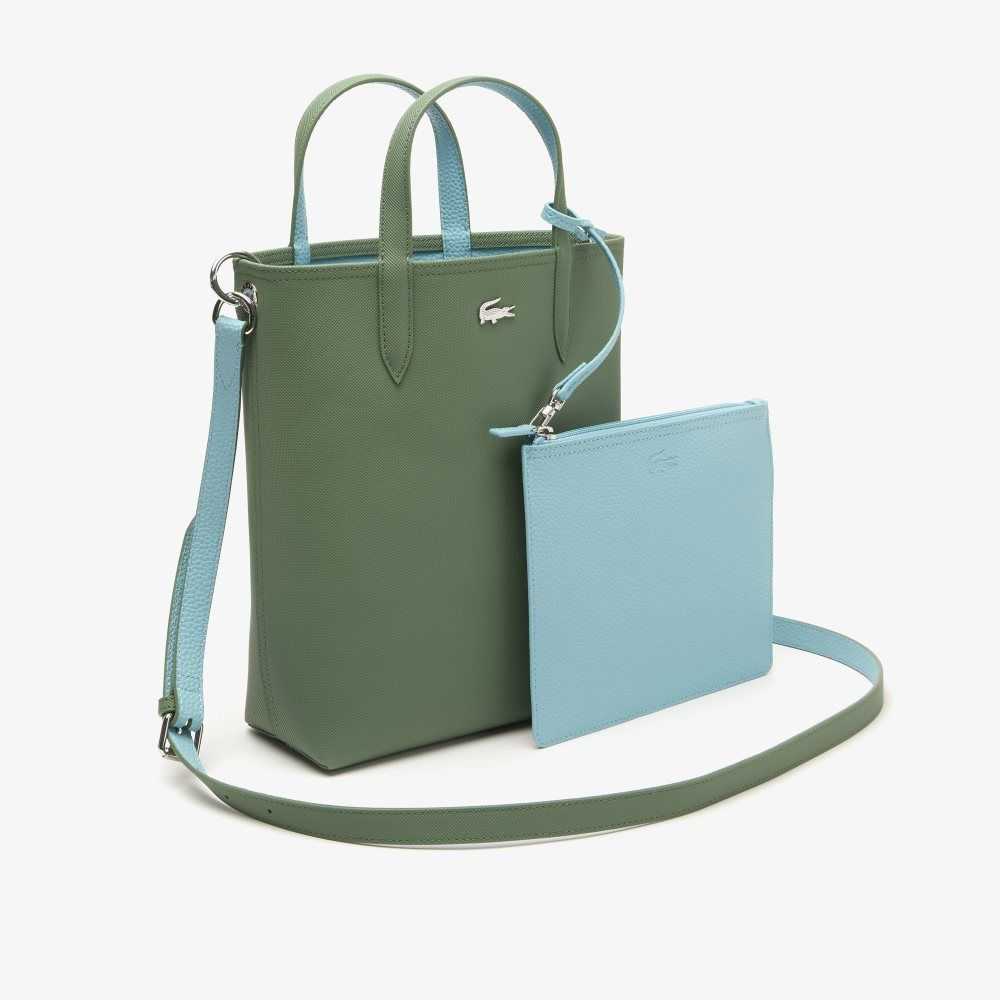 Lacoste Anna Reversible Coated Canvas Tote Multicolor | 1294-XFOGH