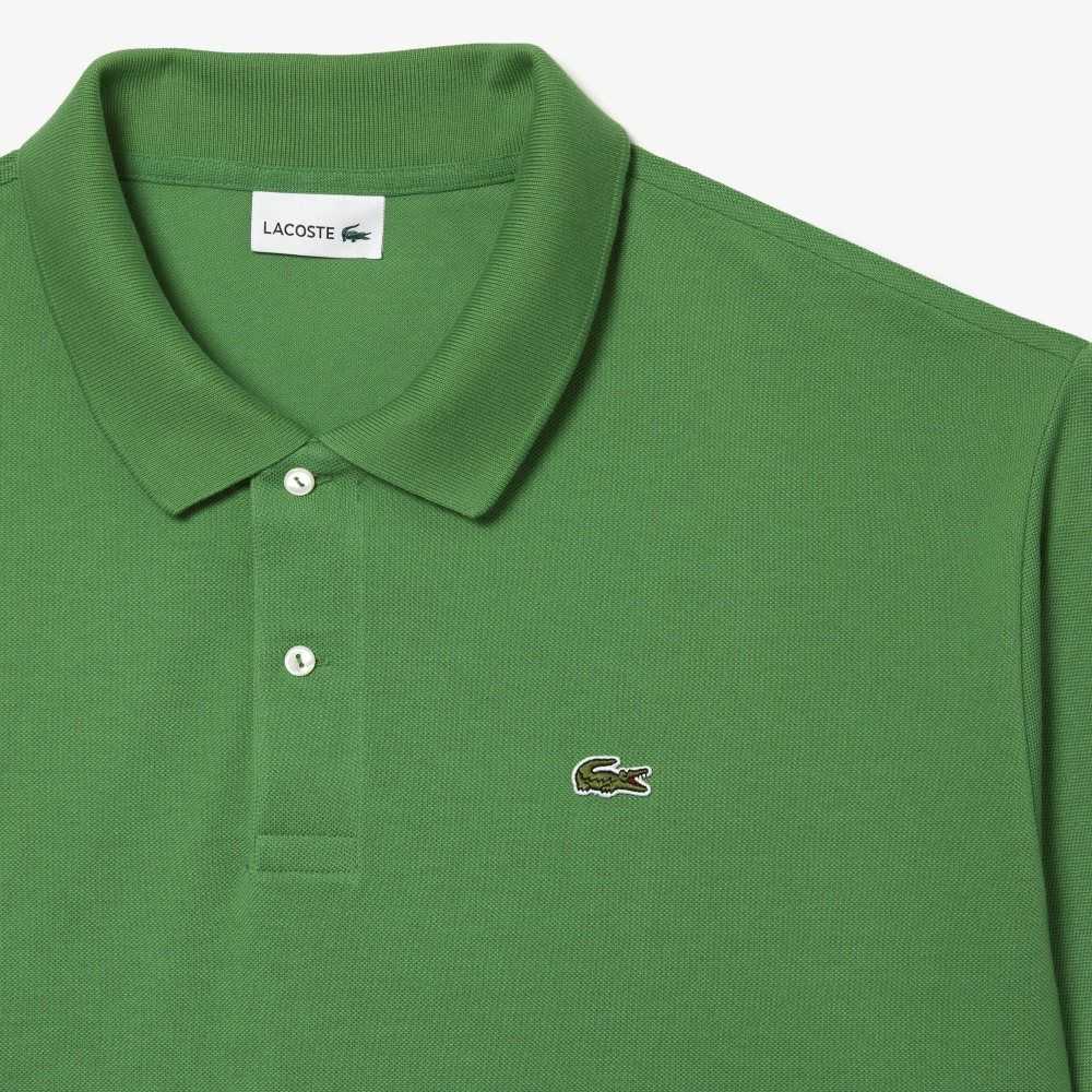 Lacoste Big Fit Bomull Petit Pique Grønn | 0968-QUOPE