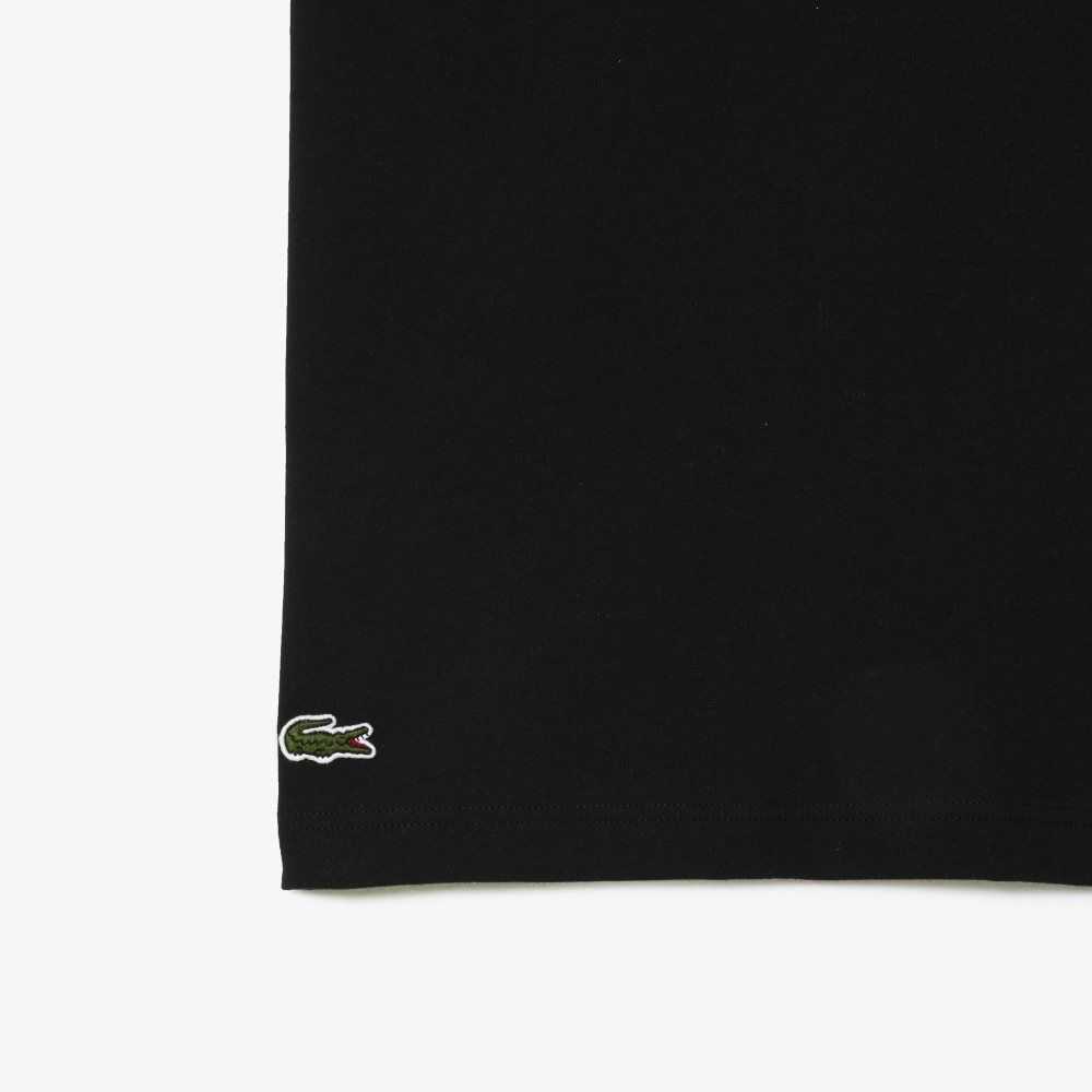 Lacoste Big Fit XXL Logo Svarte | 2159-DXLQJ