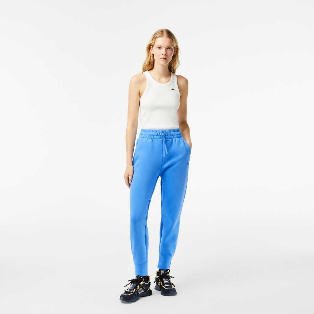 Lacoste Bomull Jersey Trackpants Blå | 9145-TXKYA