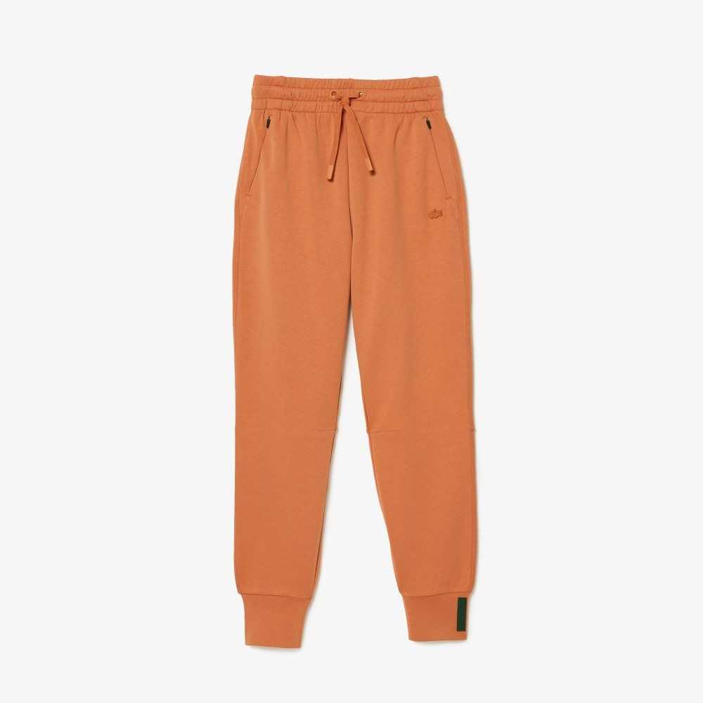 Lacoste Bomull Jersey Trackpants Oransje | 3702-OQGFB