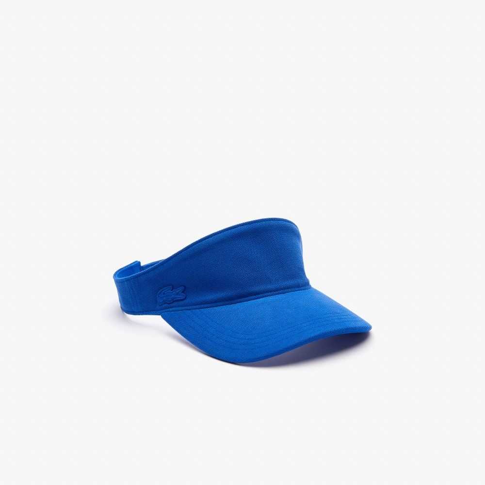 Lacoste Bomull Pique Visor Blå | 3981-KOPUC