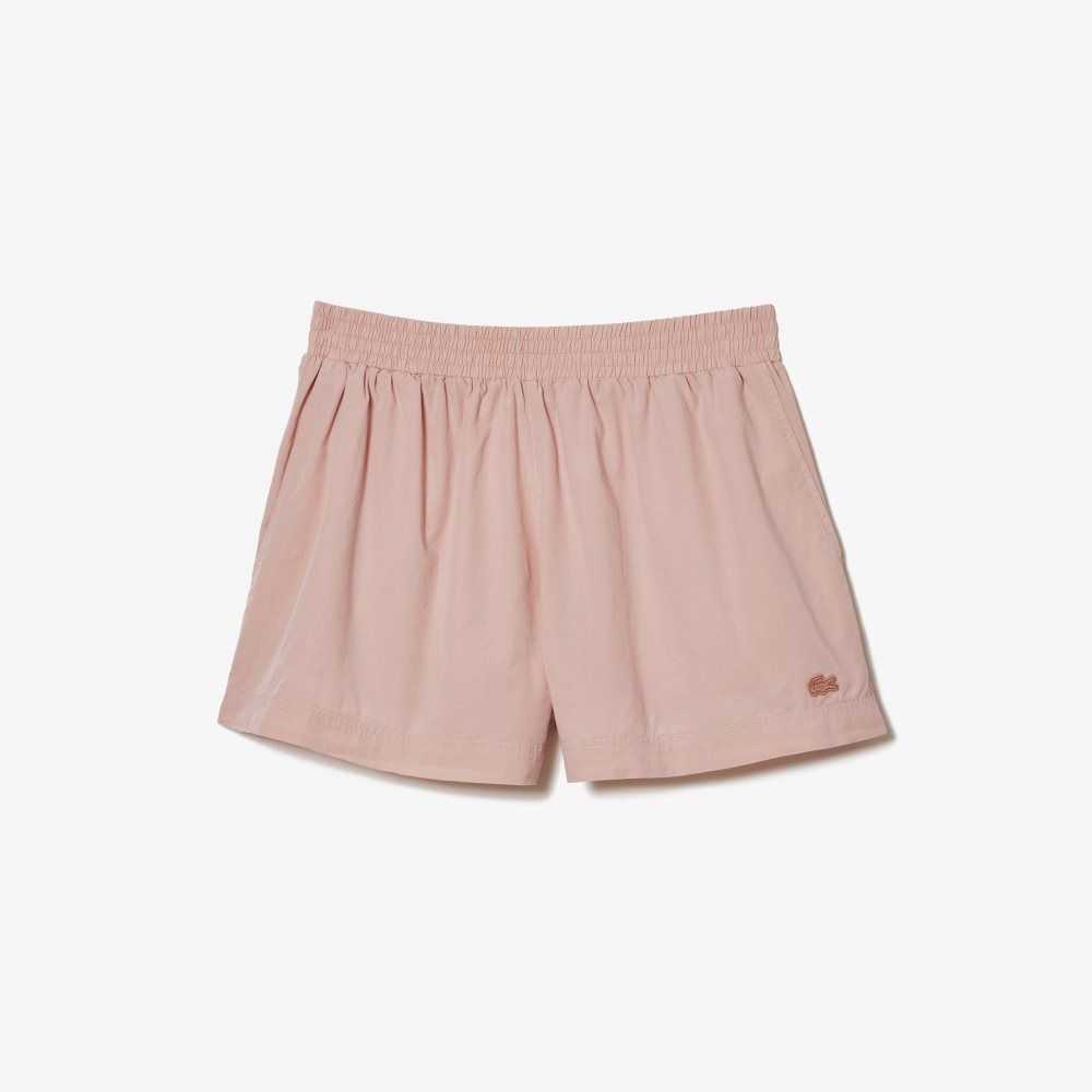 Lacoste Bomull Poplin Rosa | 6437-BNJEY