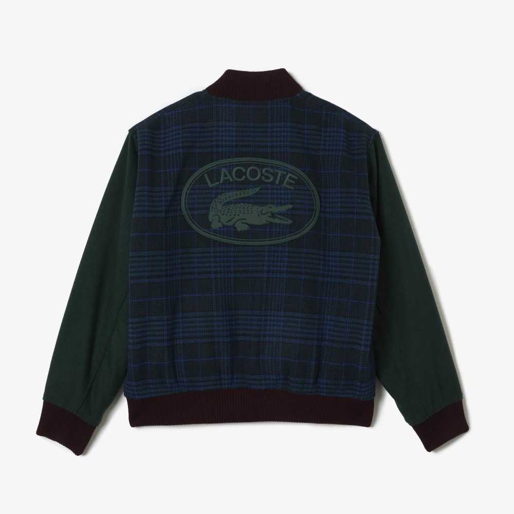 Lacoste Branded Back Varsity Marineblå Blå Grønn Svarte Blå | 0417-IXZNV