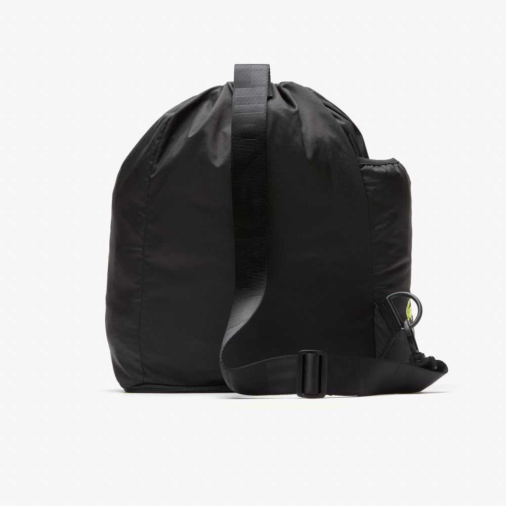 Lacoste Branded Foldable Backpack Lyse Grønn | 2763-ICMFV