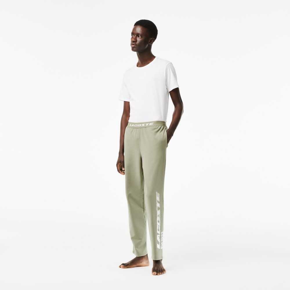 Lacoste Branded Leg Track Pants Khaki Grønn | 1345-DIUPR