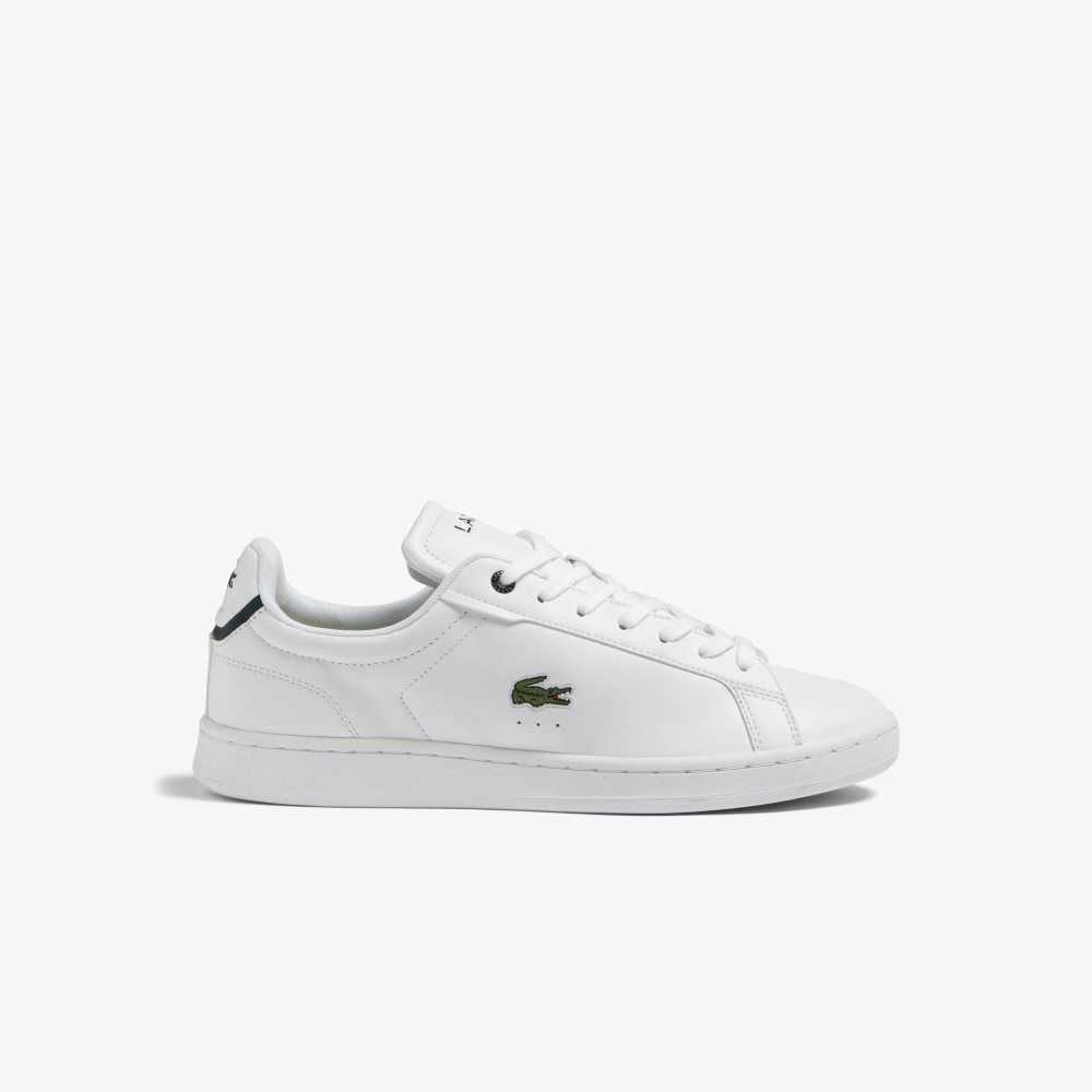 Lacoste Carnaby Pro BL Lær Tonal Hvite Marineblå | 5310-OIAYX