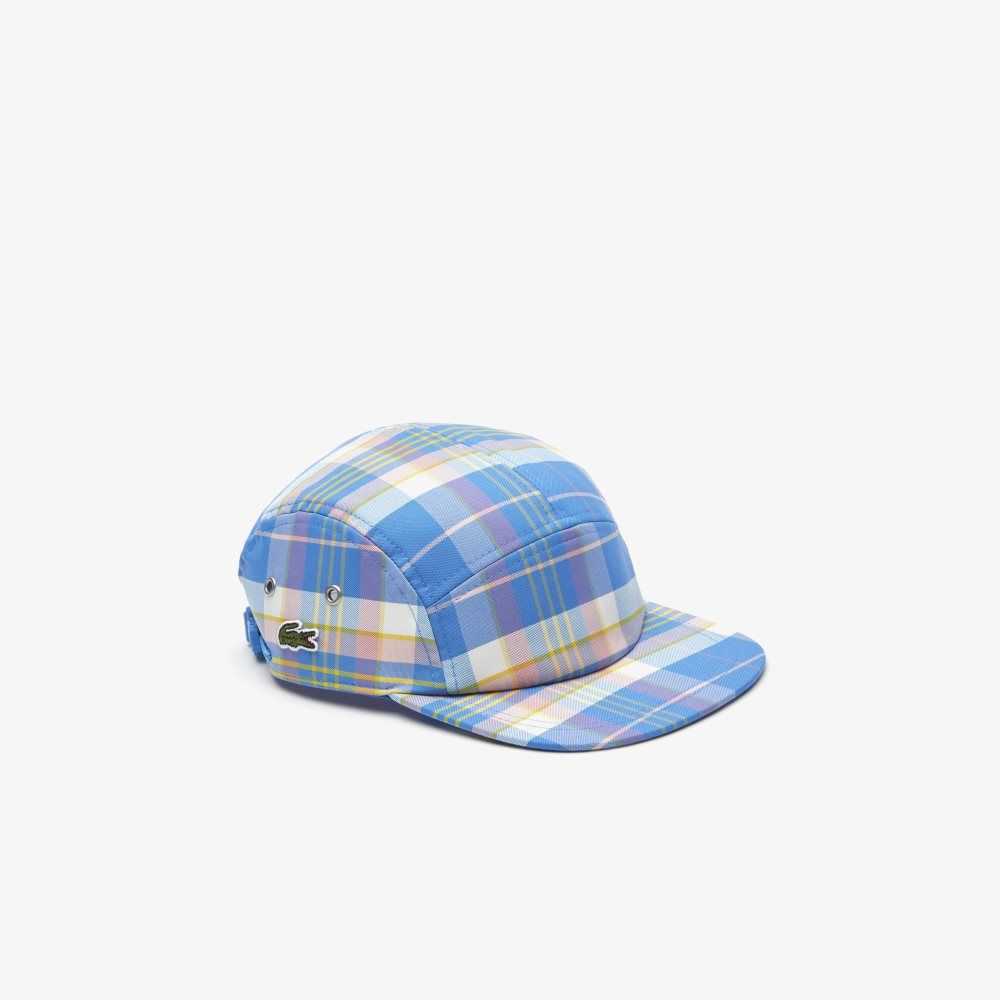 Lacoste Checkerboard Blå Hvite | 3287-ZASED