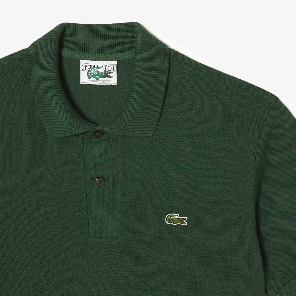 Lacoste Classic Fit Heavy Bomull Pique L.12.21 Grønn | 5761-MTDFI