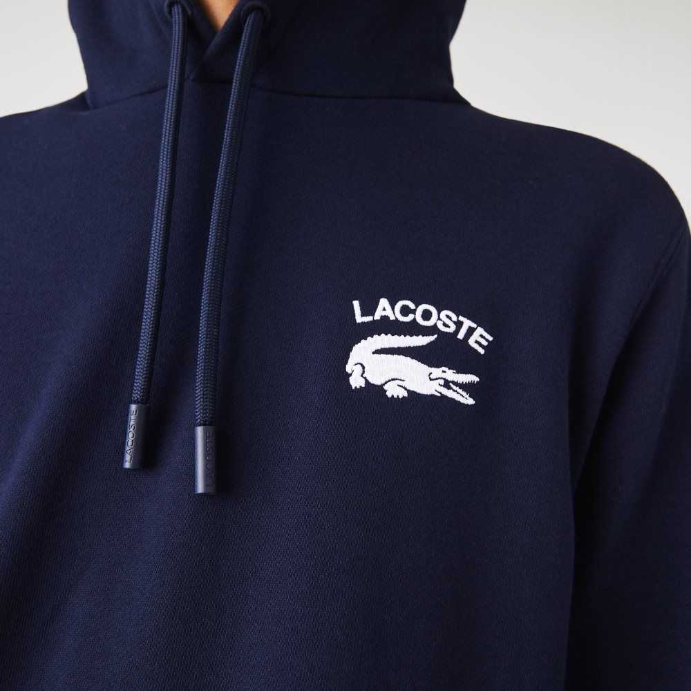 Lacoste Classic Fit Solid Hette Marineblå Blå | 8530-BXIHO