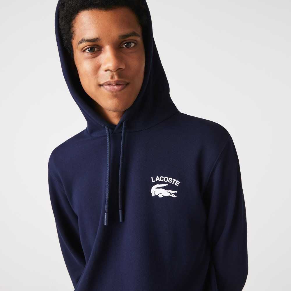 Lacoste Classic Fit Solid Hette Marineblå Blå | 8530-BXIHO