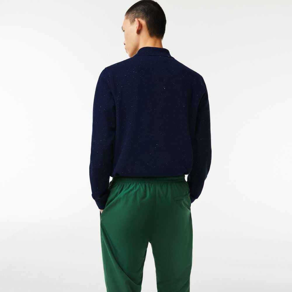 Lacoste Classic Fit Speckled Print Marineblå Blå | 6072-HFQUJ