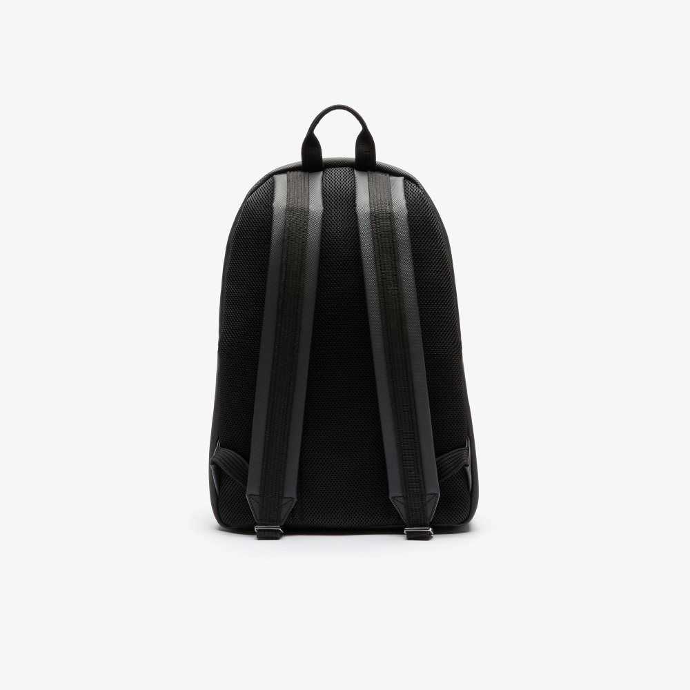 Lacoste Classic Petit Pique Backpack Svarte | 9316-LUJHK