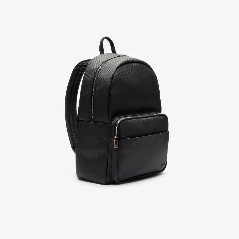 Lacoste Classic Petit Pique Backpack Svarte | 9316-LUJHK