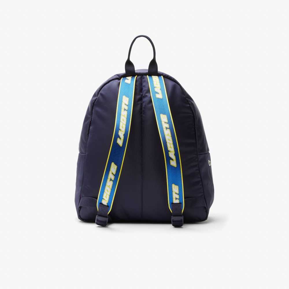 Lacoste Comic Print Backpack Blå | 2876-QWBCS