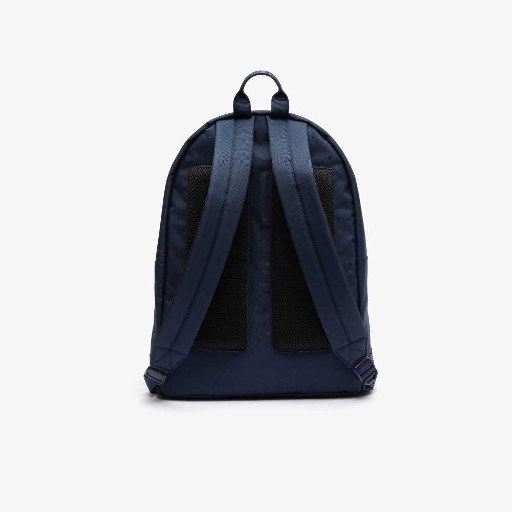 Lacoste Computer Compartment Backpack Marineblå | 1094-BKSMQ