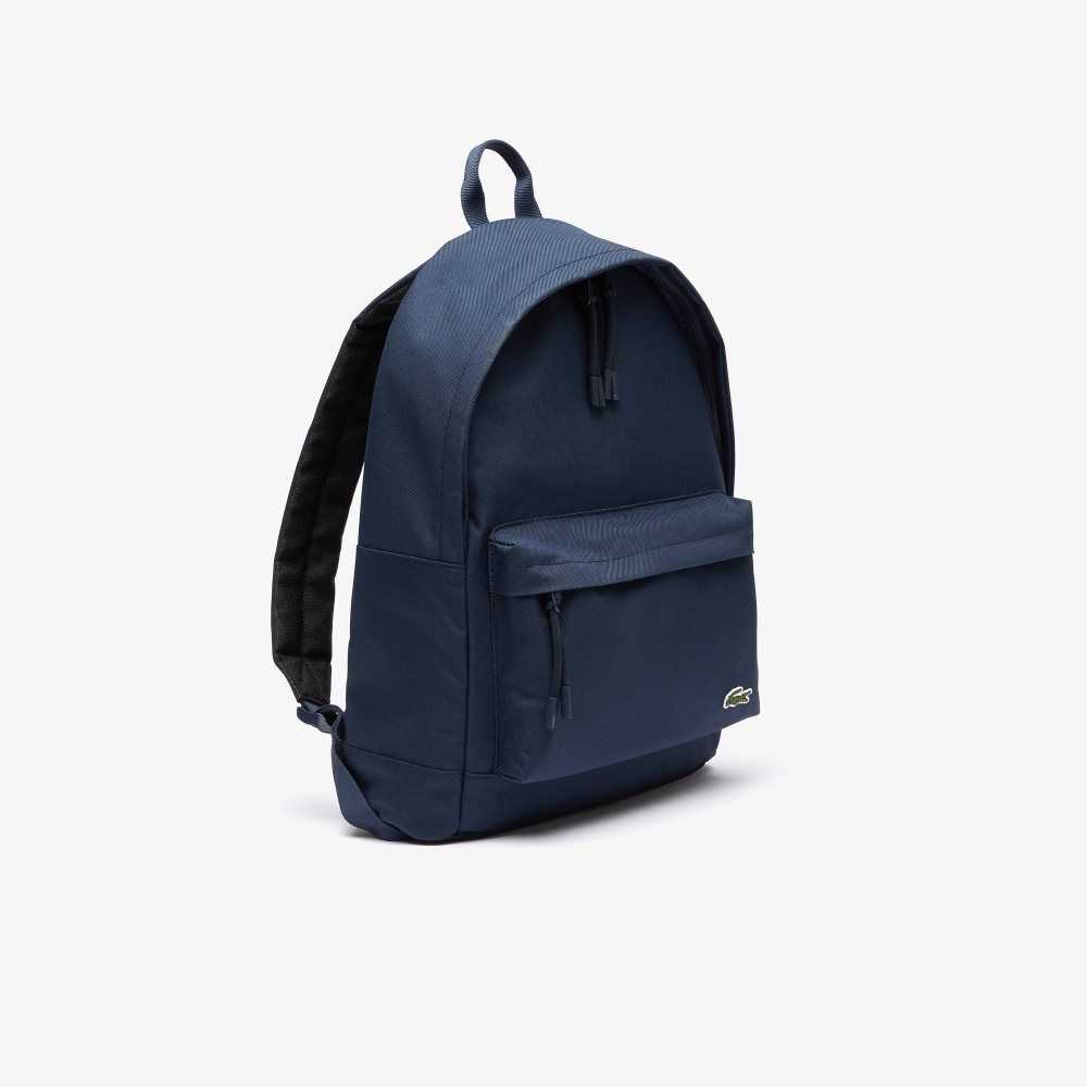 Lacoste Computer Compartment Backpack Marineblå | 1094-BKSMQ