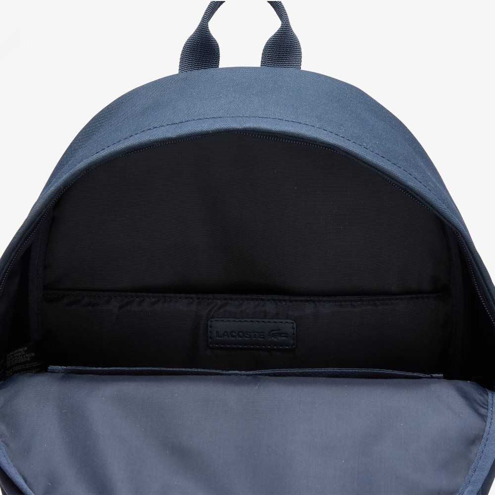 Lacoste Computer Compartment Backpack Marineblå | 1094-BKSMQ