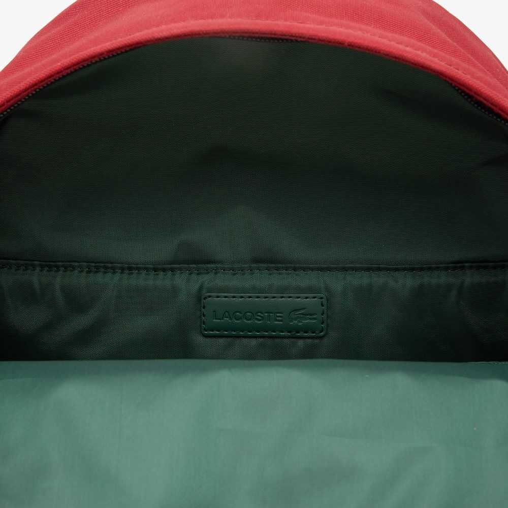 Lacoste Computer Compartment Backpack Rød | 1025-IGYEP