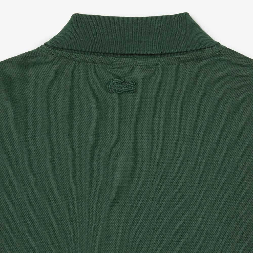 Lacoste Contrast Placket And Crocodile Badge Grønn | 6134-SQYVI