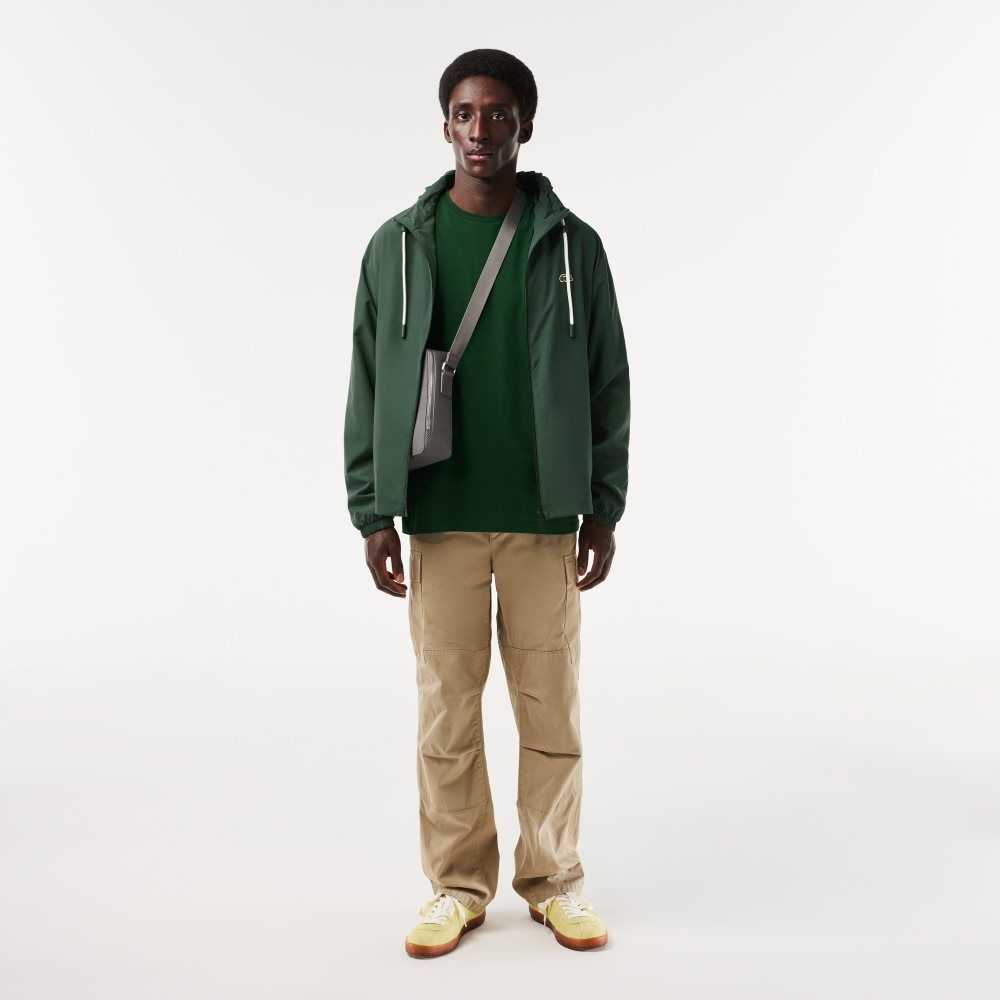 Lacoste Crew Neck Pima Bomull Jersey Grønn | 3157-CLTMY