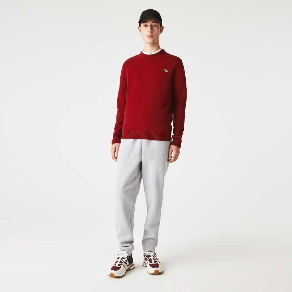 Lacoste Crew Neck Ull Burgunder | 4263-ADHQU