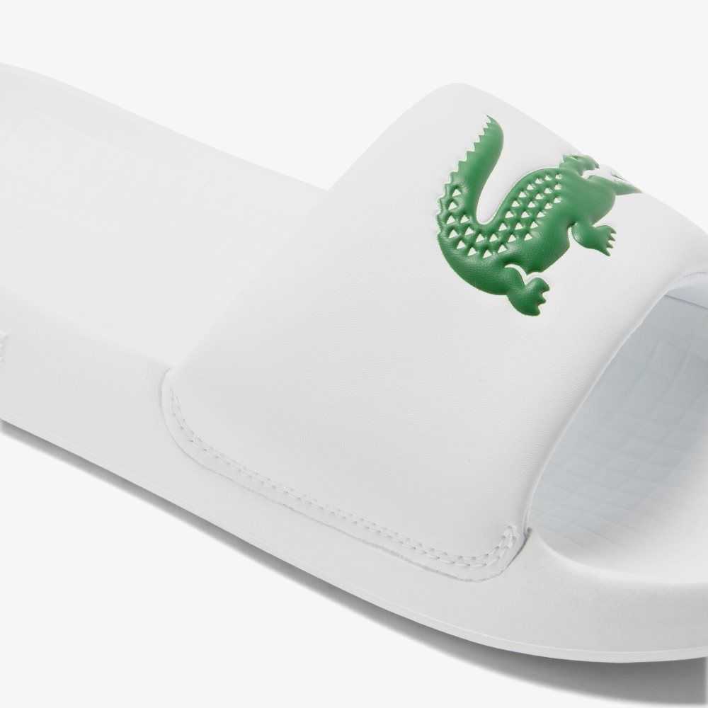 Lacoste Croco 1.0 Hvite Grønn | 3946-MWDRO