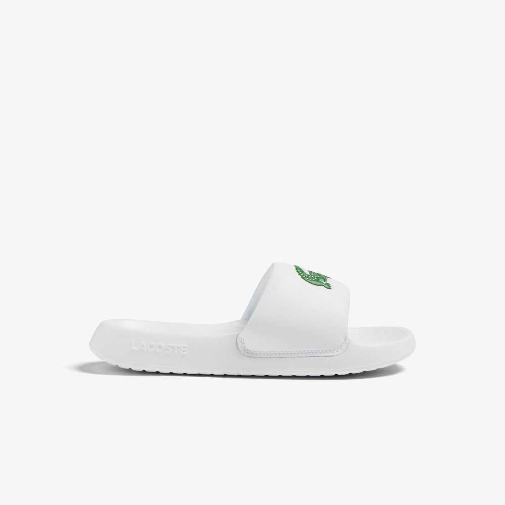 Lacoste Croco 1.0 Hvite Grønn | 3946-MWDRO