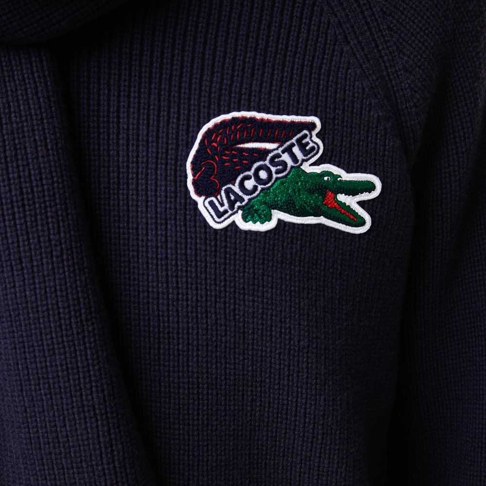 Lacoste Crocodile Marineblå Blå | 9268-ATCUP