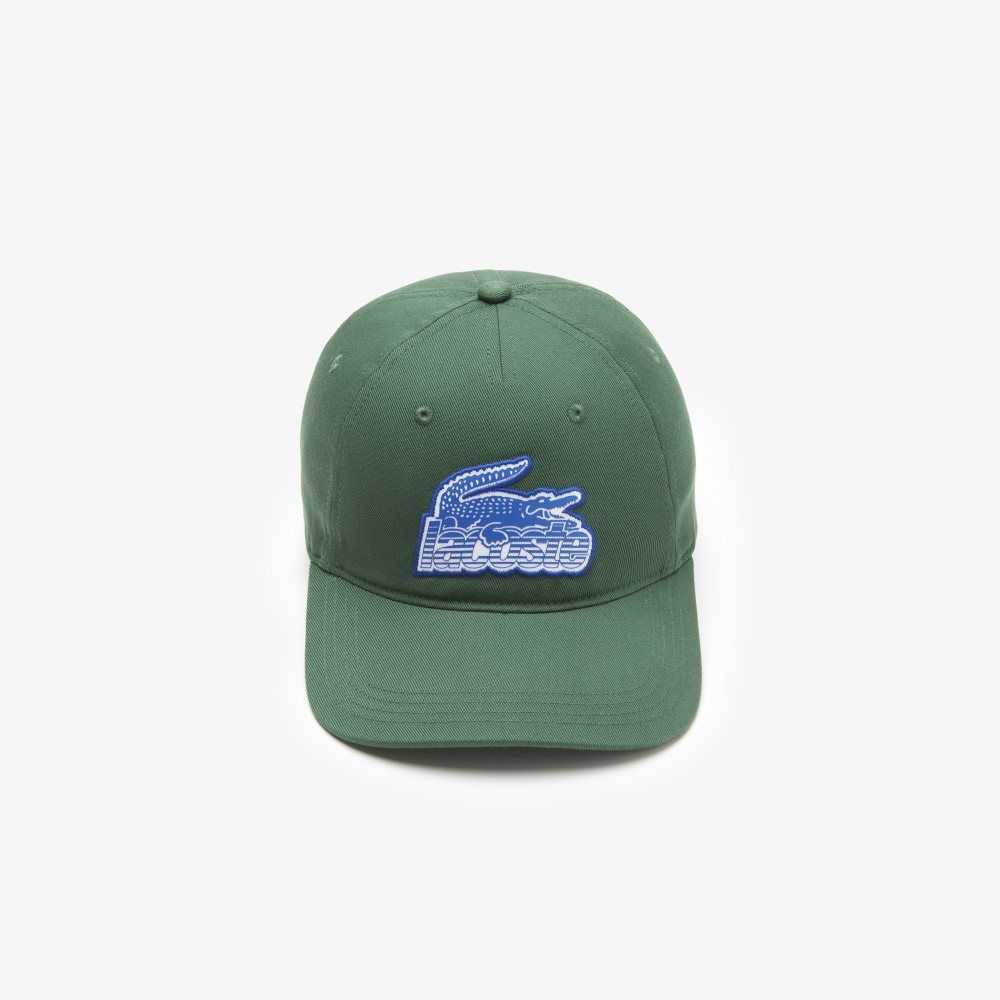 Lacoste Crocodile Patch Branded Grønn | 1058-SRGBI