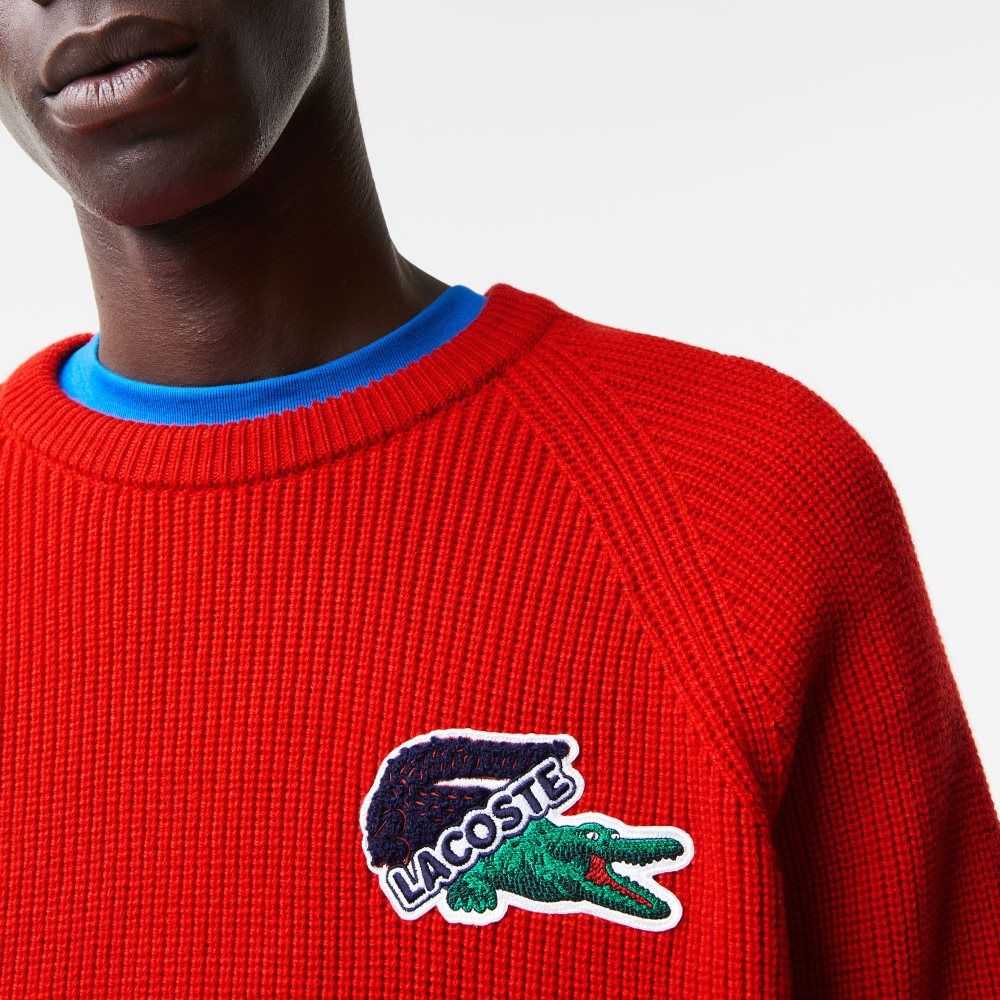 Lacoste Crocodile Rød | 1690-QECYZ