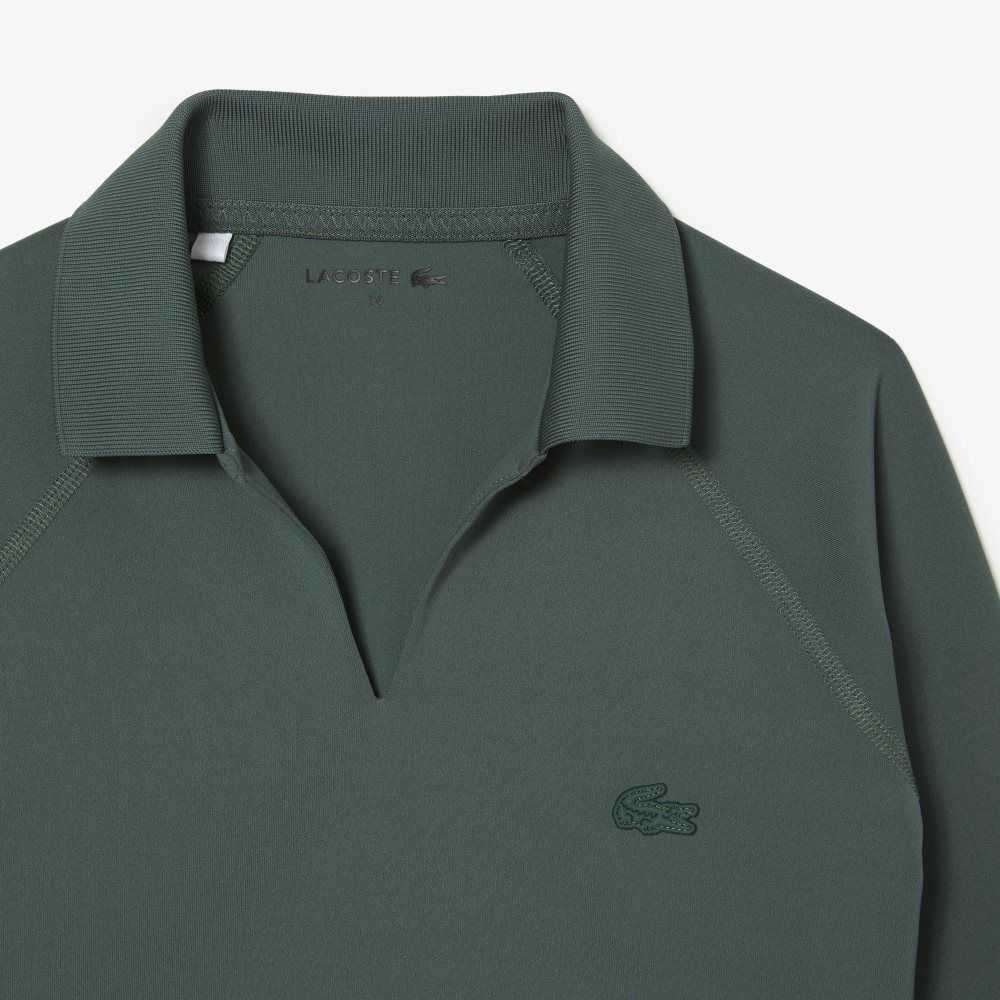 Lacoste Cropped Long Sleeve Grønn | 1359-NMXFY