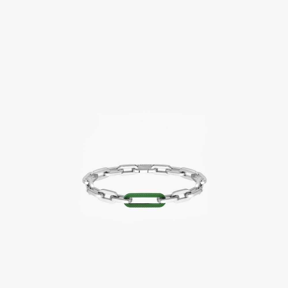 Lacoste Ensemble Bracelet Sølv Grønn | 9345-ARFUP