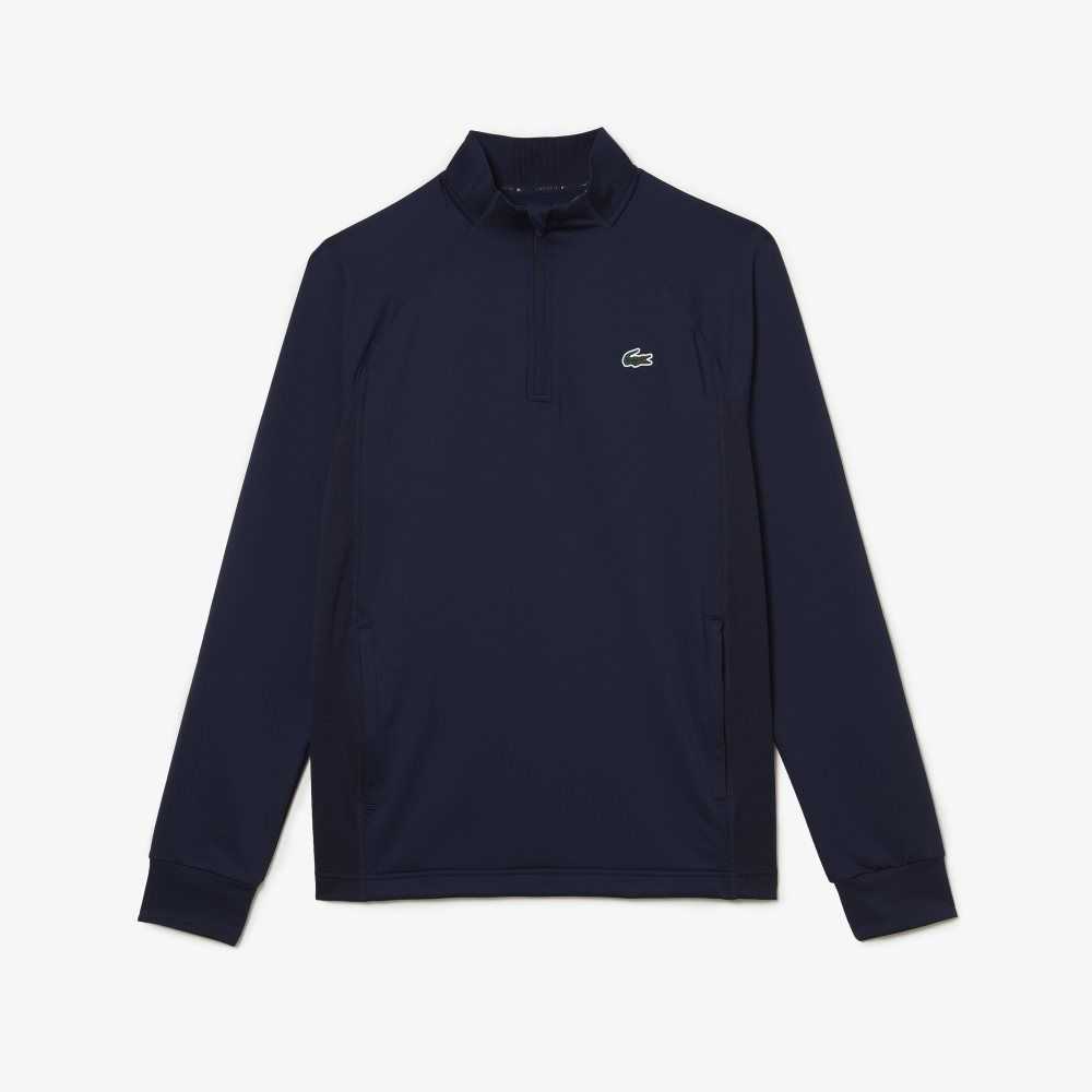 Lacoste Half Zip Golf Marineblå Blå | 2541-NDJKC