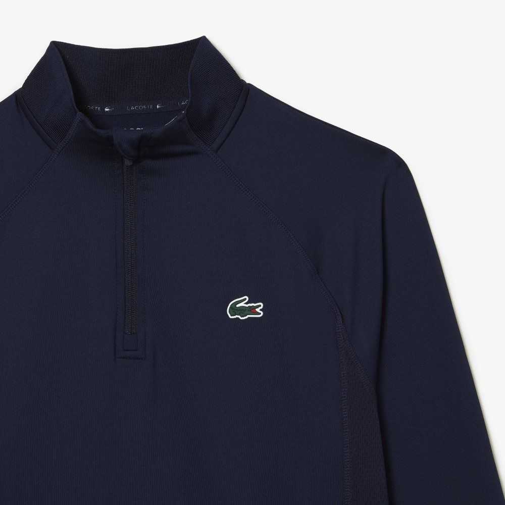 Lacoste Half Zip Golf Marineblå Blå | 2541-NDJKC