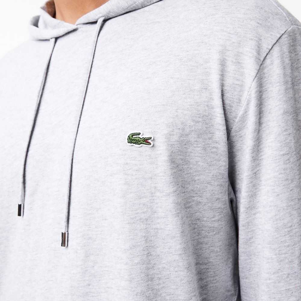 Lacoste Hette Bomull Jersey Sweatshirt Grå | 1234-BPFAY