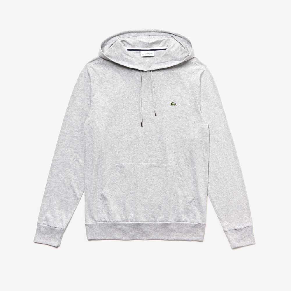 Lacoste Hette Bomull Jersey Sweatshirt Grå | 1234-BPFAY