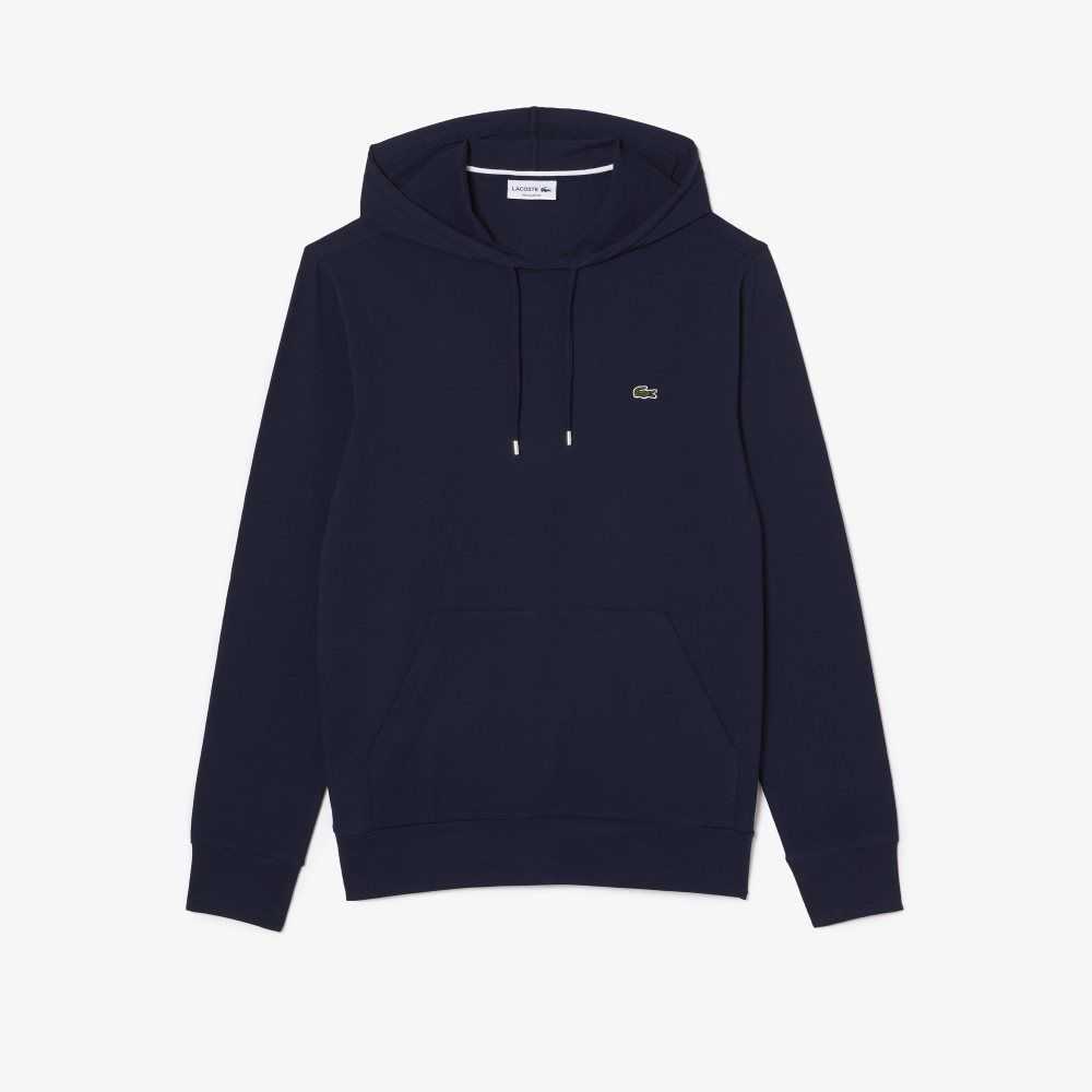 Lacoste Hette Bomull Jersey Sweatshirt Marineblå Blå | 0976-OJXWE