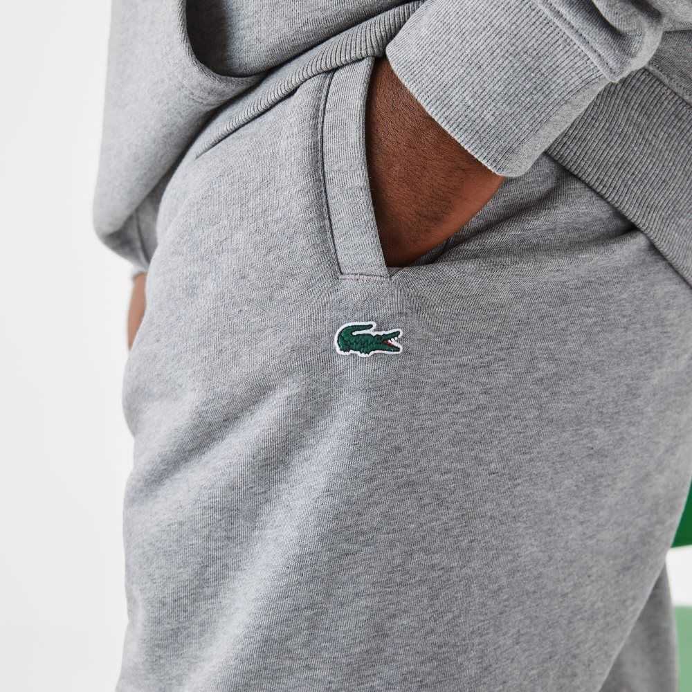 Lacoste Høye Fit Bomull Grå | 4529-XUZYV