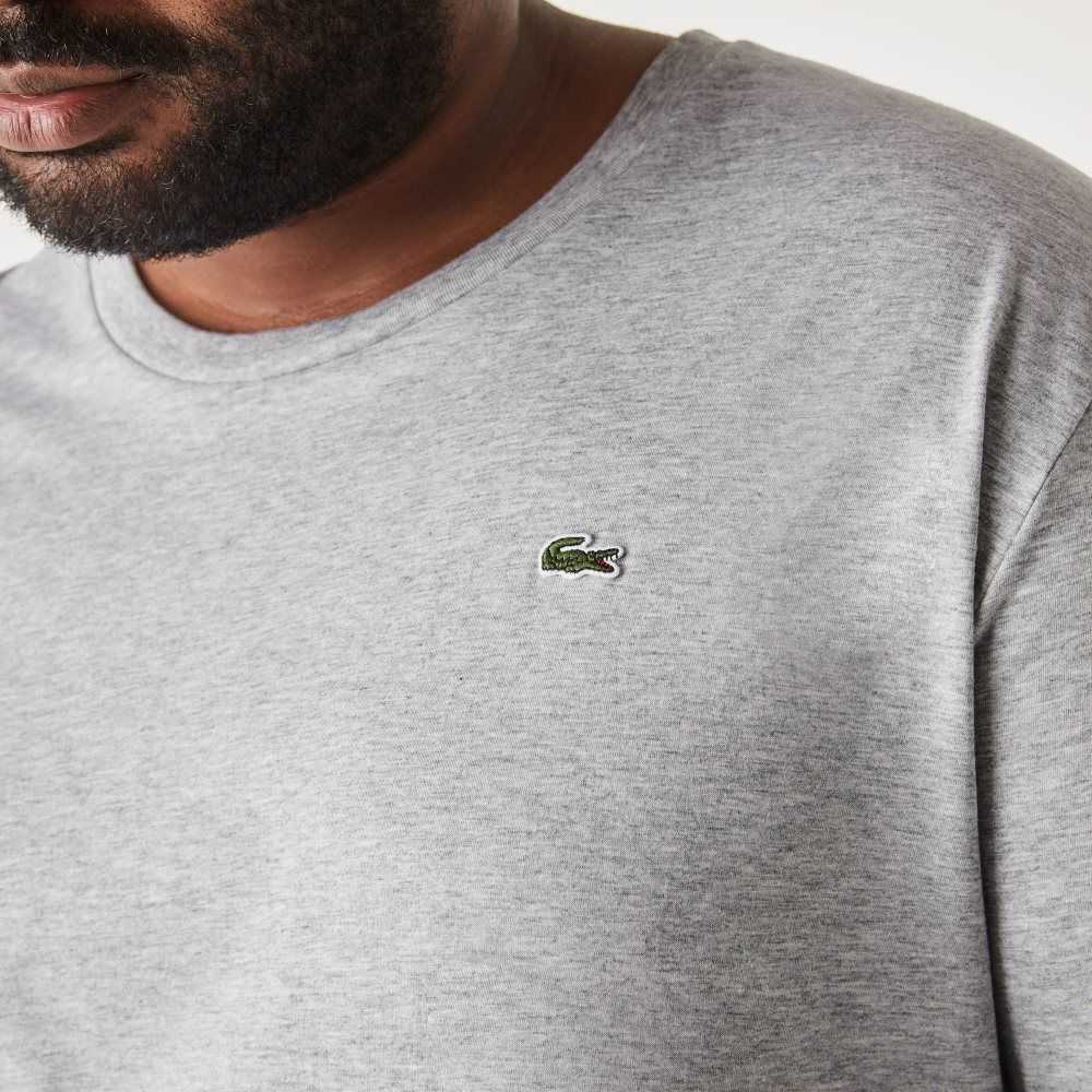 Lacoste Høye Fit Pima Bomull Jersey Grå | 1453-PJDOB