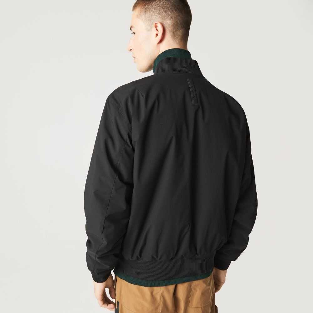 Lacoste Insulated Polstret Bomber Svarte | 3276-TREPF