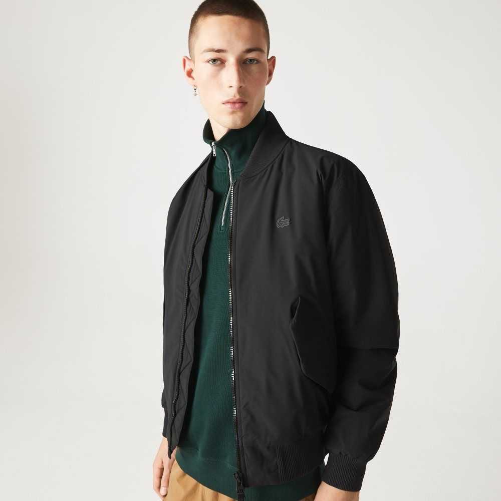 Lacoste Insulated Polstret Bomber Svarte | 3276-TREPF